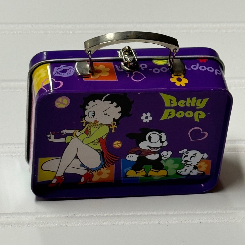 Betty Boop Miniature Metal Tin Lunchbox